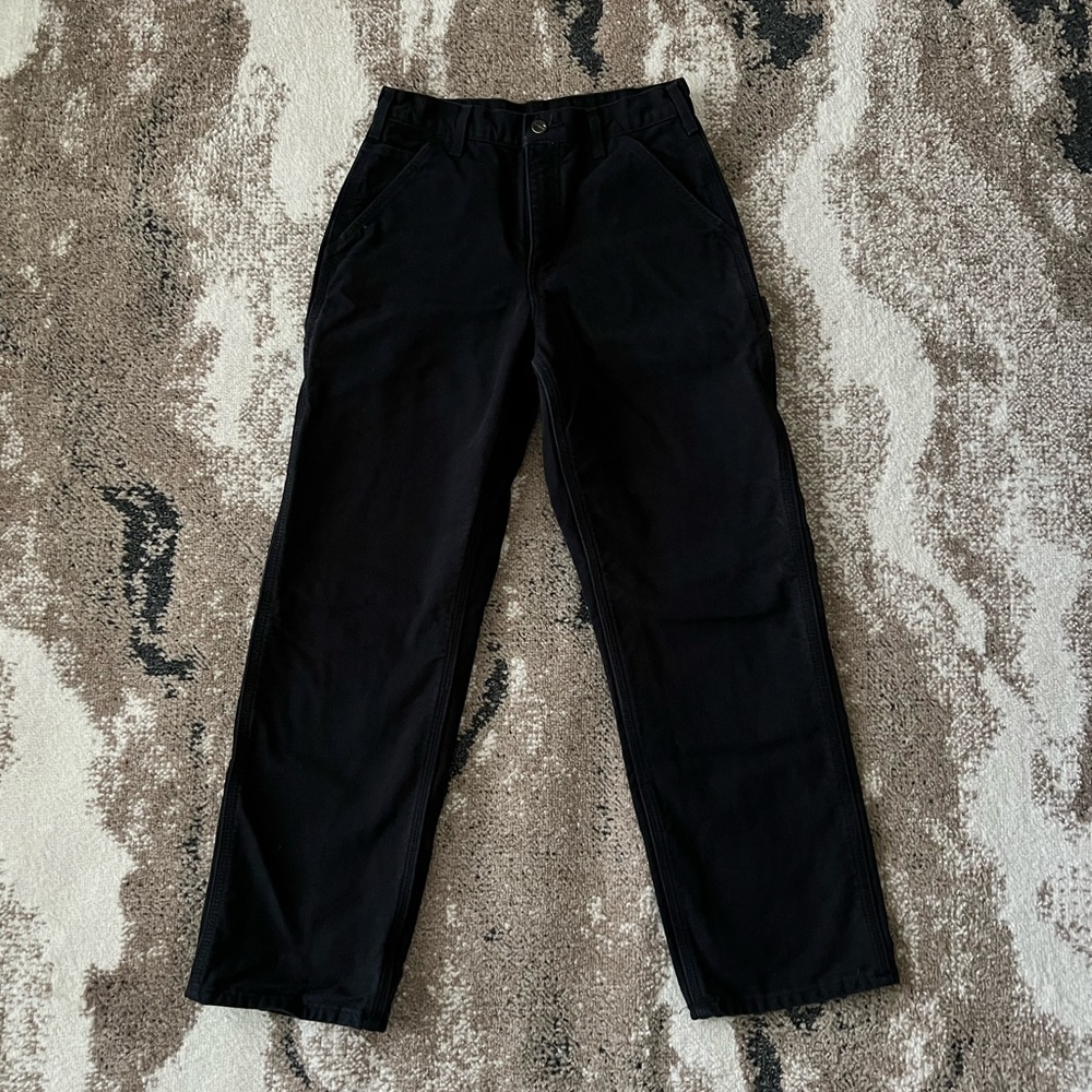 carhartt flannel lined canvas pants — 30x30